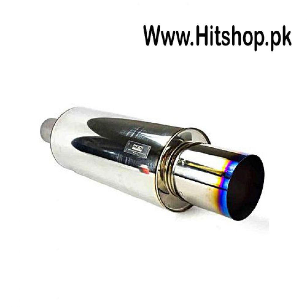 1 HKS Muffler Exhaust Extra Large Silver in Pakistan
